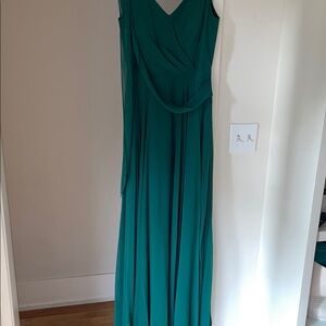 After Six Elegant Teal Evening Gown